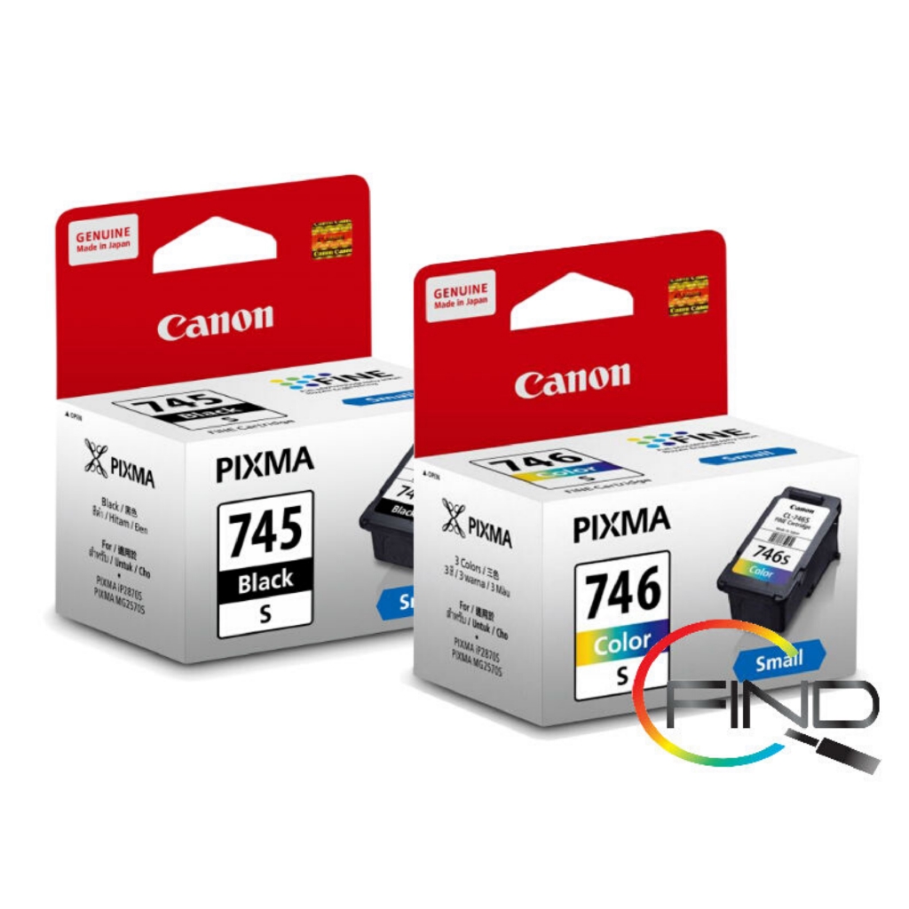 CANON PG-745S BLACK CARTRIDGE + CL-746S COLOR CARTRIDGE for TS207/TS307 ...