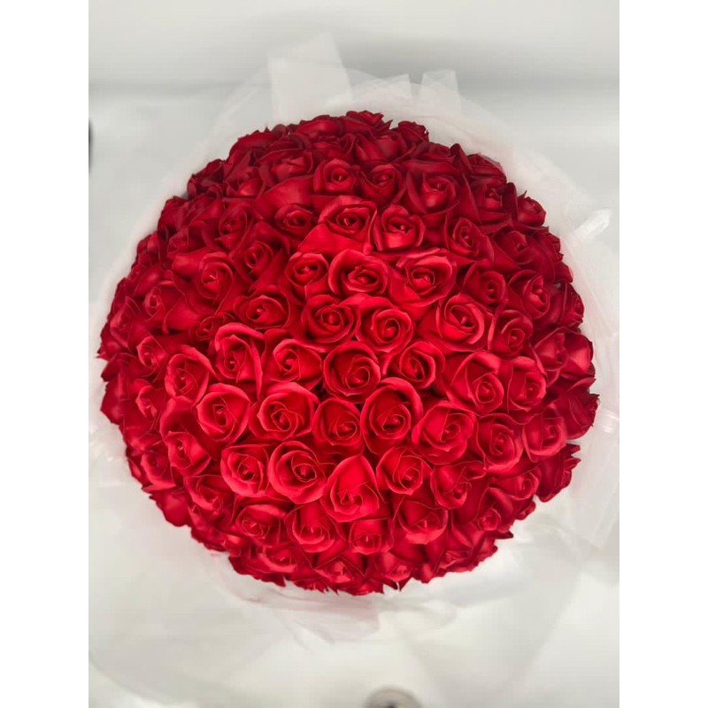 🔥Ready Stock🔥Rose 99 Flower Bouquet Soap Flower Gift Box Bunga sabun K ...