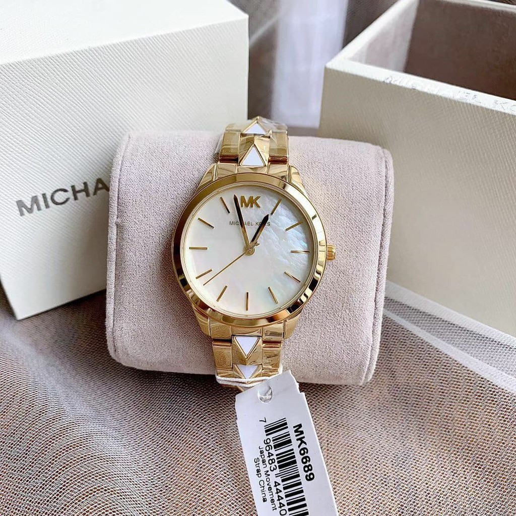 Michael Kors Runway Mercer Quartz Ladies Watch MK6689 Shopee