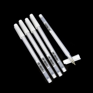 6Pcs/Set White Gel Pen Set 0.8mm Fine Tip Sketching Pens For Black Papers  Drawing Design Illustration White Gel Pen Art Student School Supplies