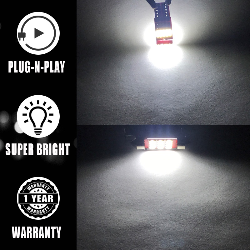 BEAMIT LED Interior Panel Dome Light Kit For Nissan D22 Navara 1997 - CAN Bus Compatible