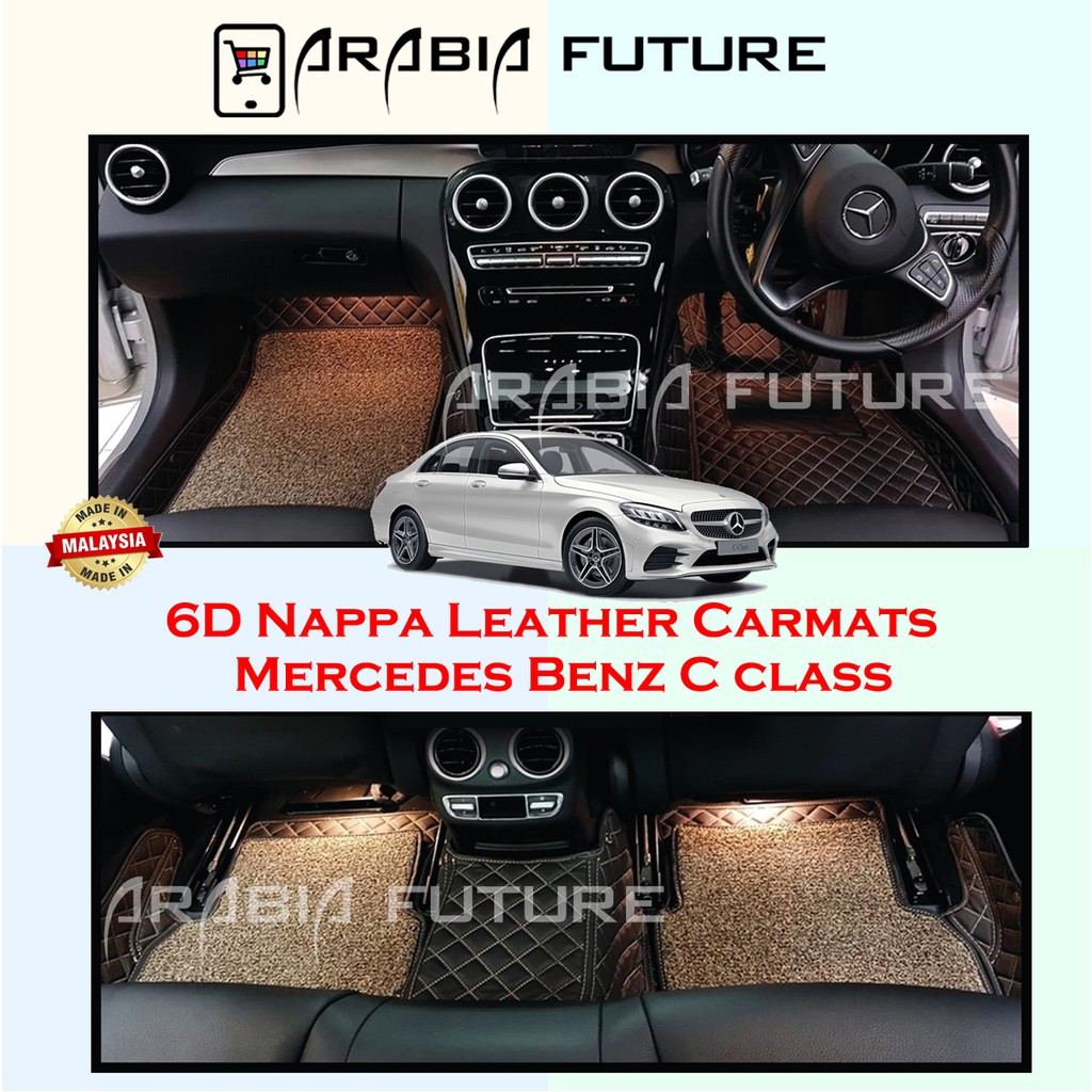 Mercedes-Benz C Class W205 W204 W203 W202 6D Carpet kereta Floormat ...