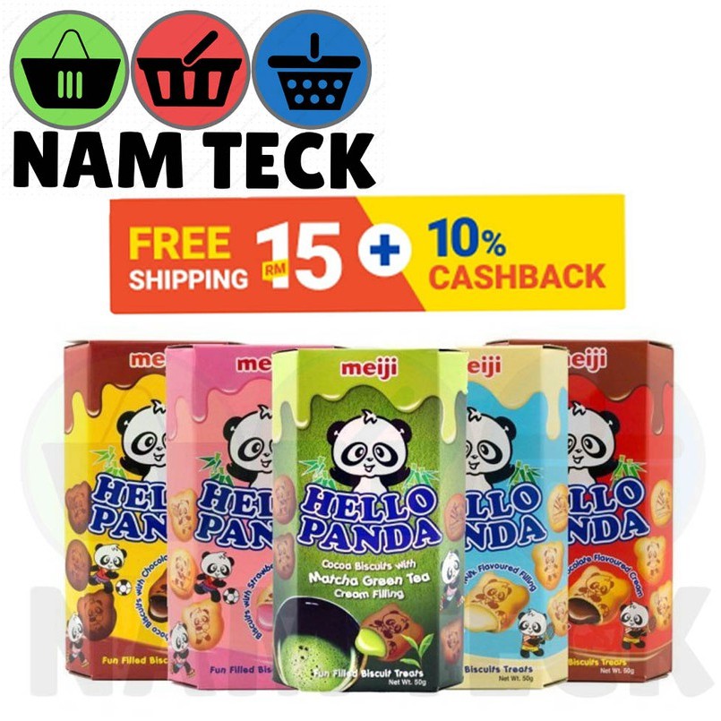 Meiji Hello Panda 43g Shopee Malaysia