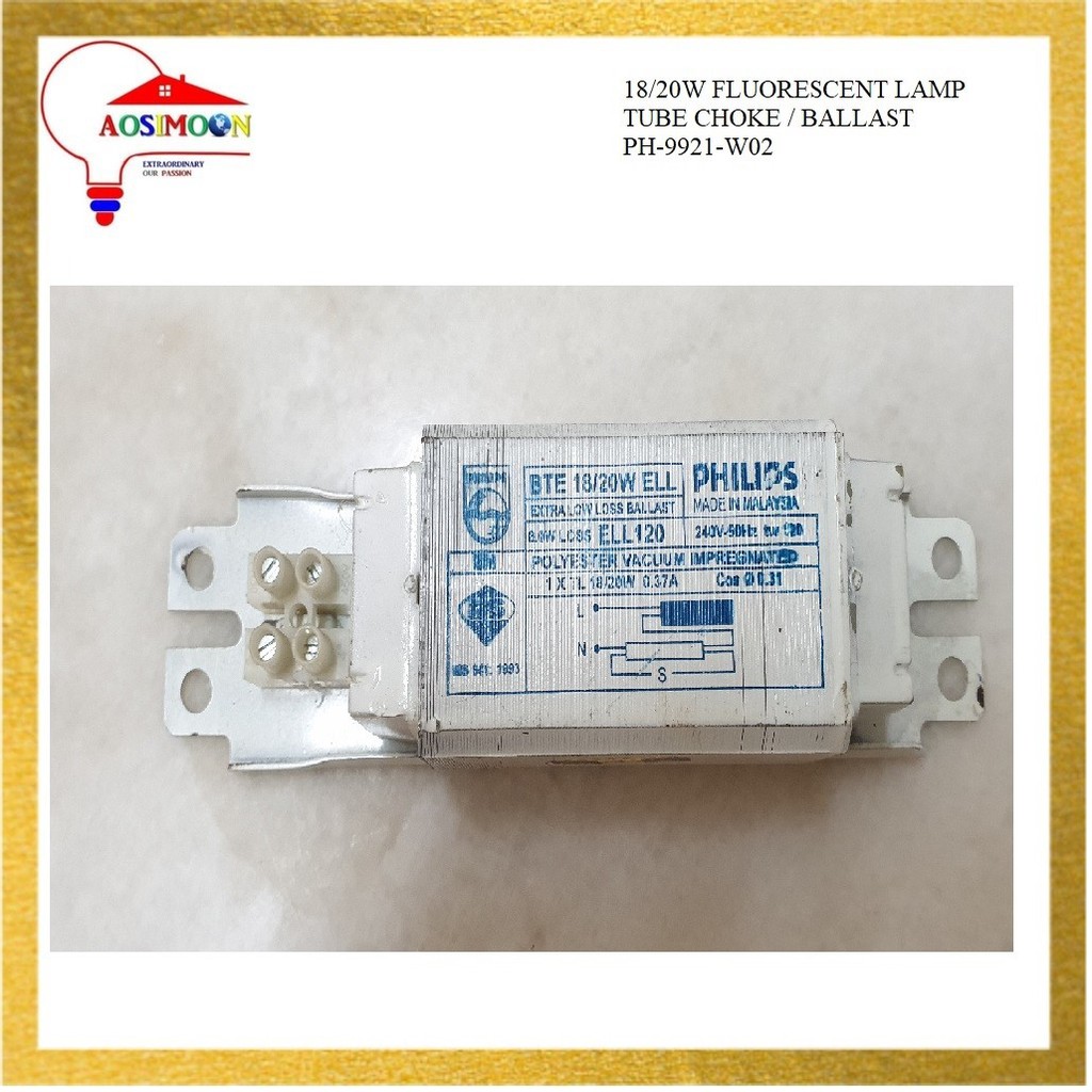 20W FLUORESCENT LAMP TUBE CHOKE/BALLAST Shopee Malaysia
