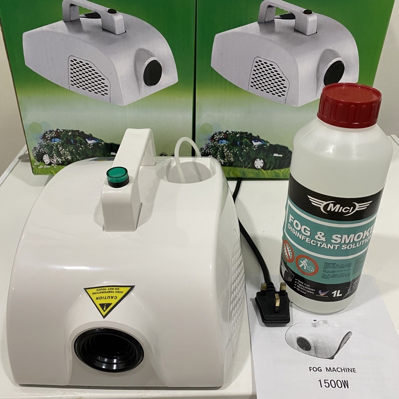 1500W ~ 900W Fog Machine 消毒雾化喷雾机 Mesin Fogging Machine Smoke Nano Mist ...