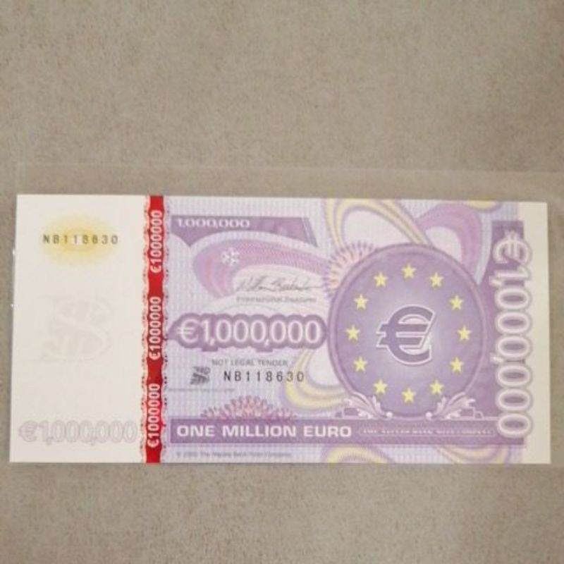 ONE MILLION EURO (NON NEGOTIABLE) Shopee Malaysia