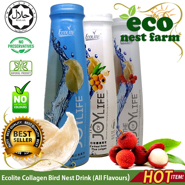 ECOLITE Sarang Burung Bird Nest Drink Collagen Bird Nest Drink Semua
