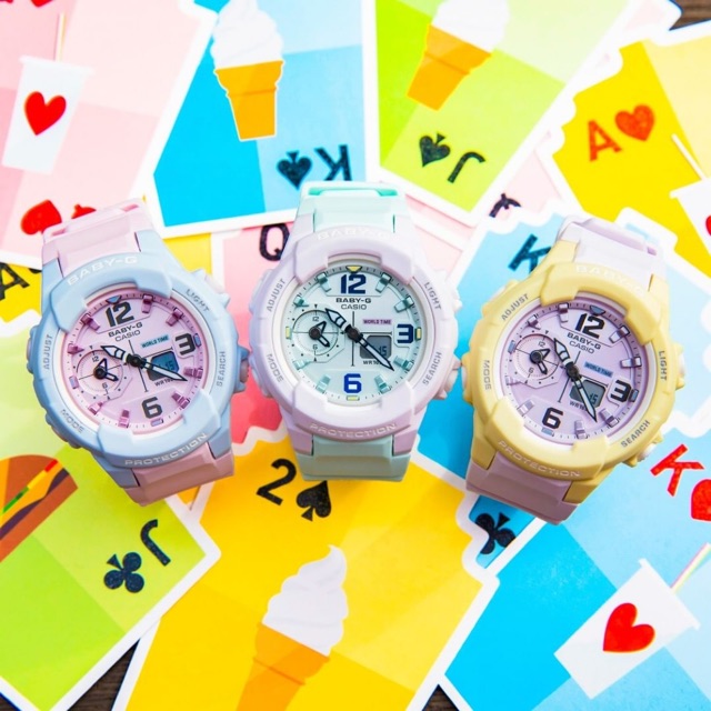 Casio Baby G Summertime Pastel Colors BGA 230PC Series Shopee Malaysia