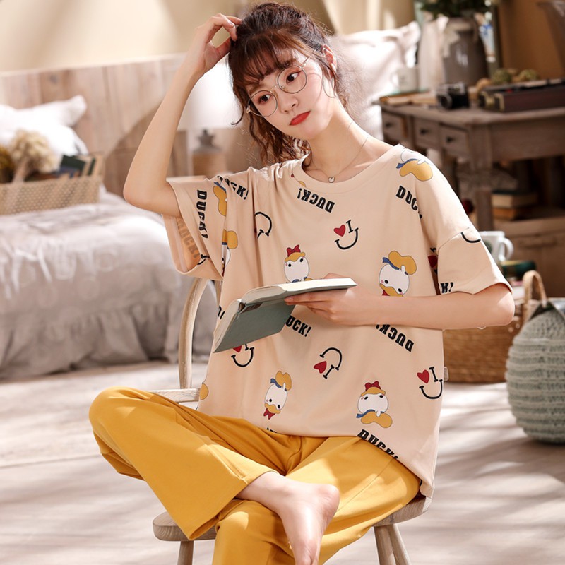 Japanese Cartoon Pajamas Women  Japanese Pajamas Cute Woman - M