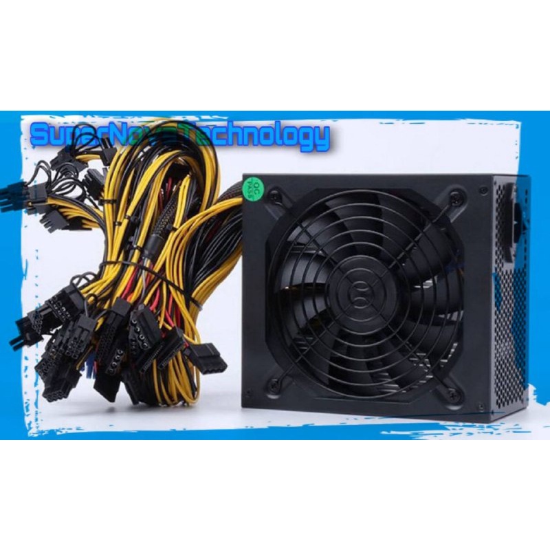 1800W JulongFengBao PC Power Supply PSU for 8 GPU ETH Rig Ethereum