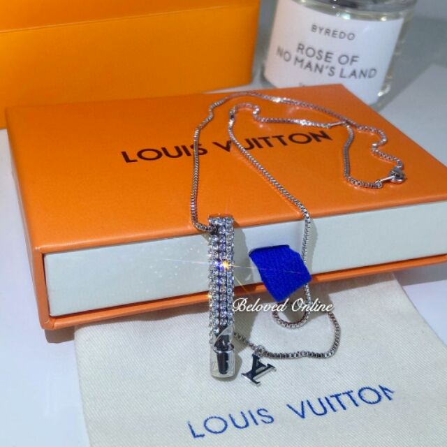 BL♥L0iU VUiTON Couple Whistle Pendant Necklace