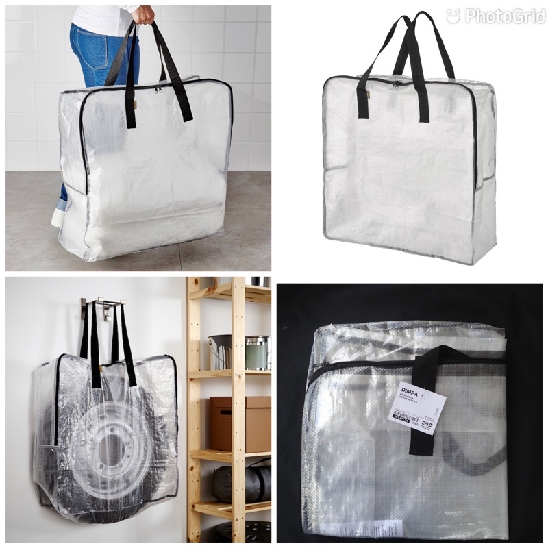 Ikea transparent online bag