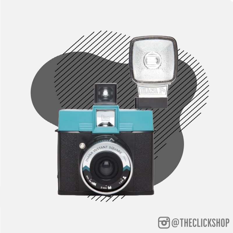 Diana Instant Square Camera with Flash - Classic Edition | Shopee Malaysia