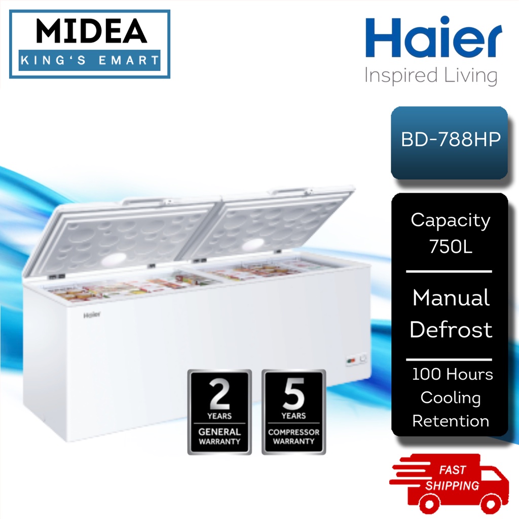 [RAYA SALE] Haier Dual Function Convertible Chest Freezer Fridge (750L