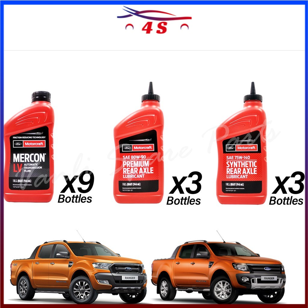 Ford Ranger T6/T7 3.2cc Gear Oil Service Package (Oil Only) | Shopee ...