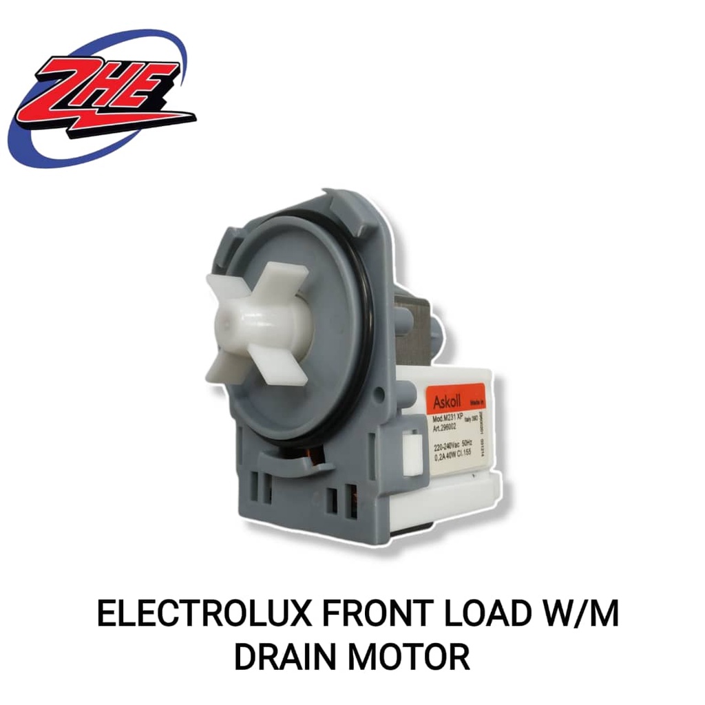 ELECTROLUX FRONT LOAD WASHING MACHINE DRAIN MOTOR / MOTOR PENARIK AIR
