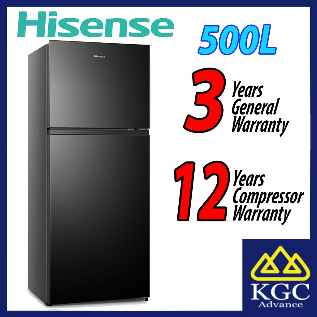 Hisense Inverter Two Door Refrigerator 500l Rt543n4fbv Shopee Malaysia 2334