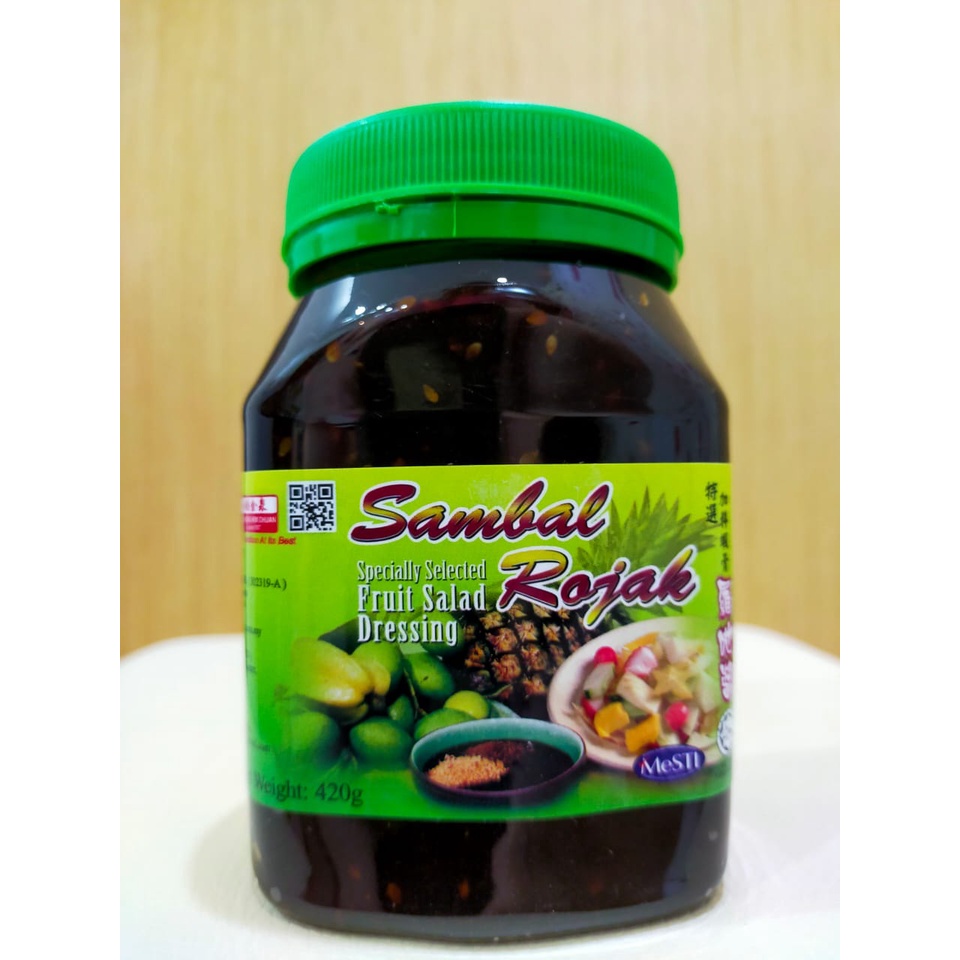Cheong Kim Chuan Fruit Sambal Rojak Sauce 钟金泉羅吔酱 | Shopee Malaysia