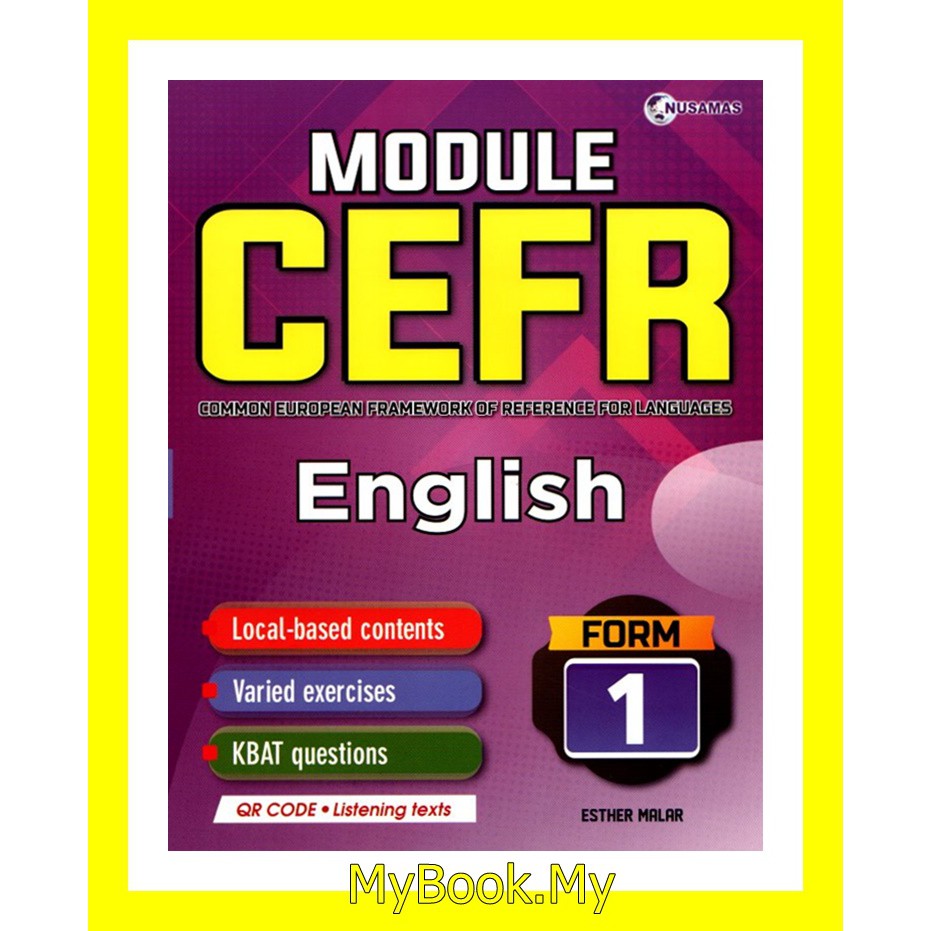 Myb Buku Latihan Module Cefr English Tingkatan Nusamas Shopee