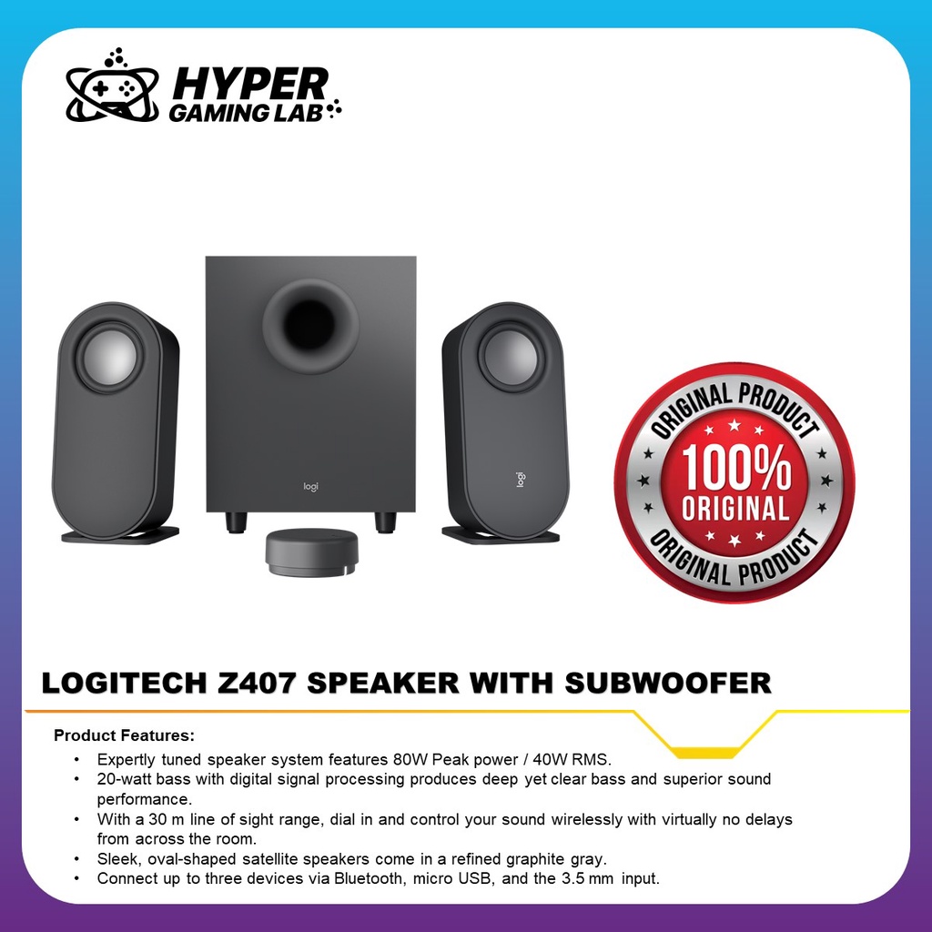 Logitech's Z407 Speakers have entered the game - Digital Reviews