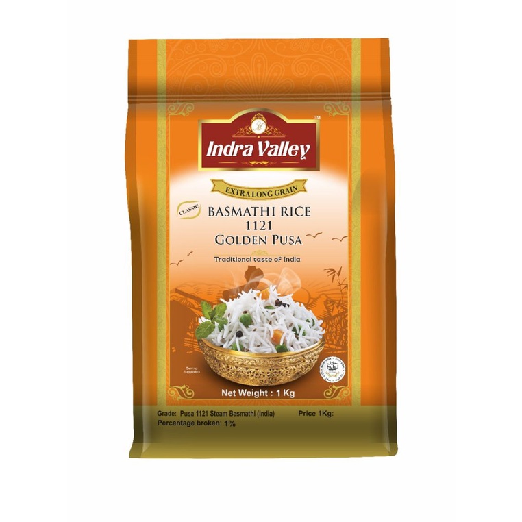 INDRA VALLEY GOLDEN PUSA 1121 BASMATHI RICE 1KG Shopee Malaysia