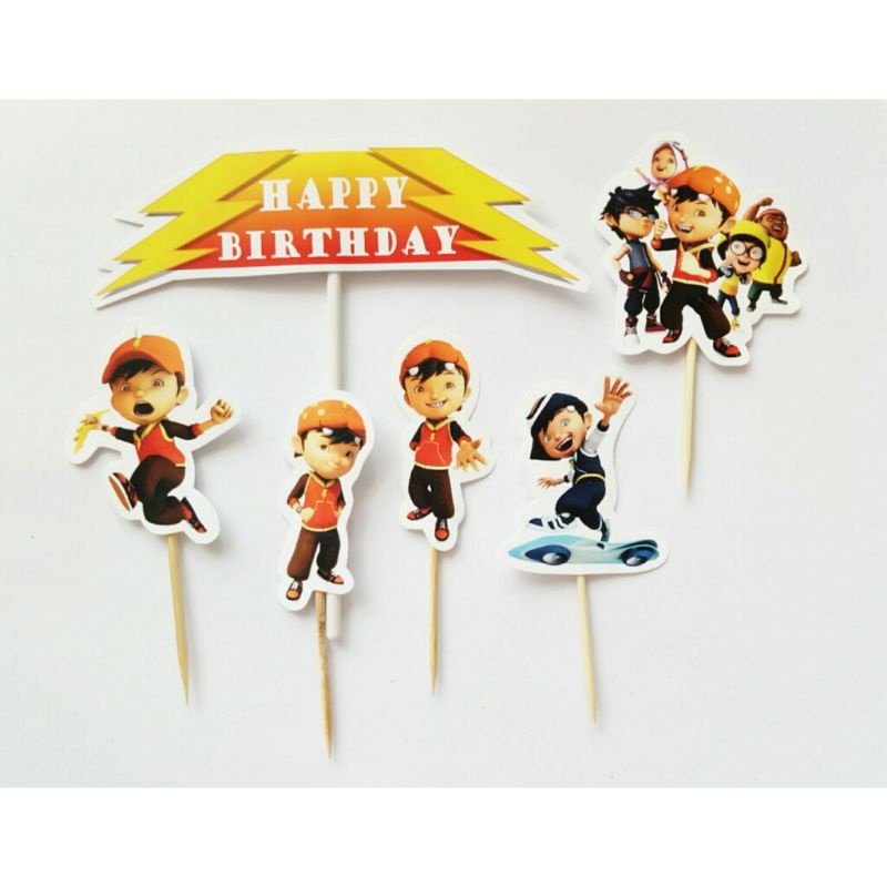 Topper Toper Decoration Skewer Cake Rice Cake Tumpeng Pudding Birthday