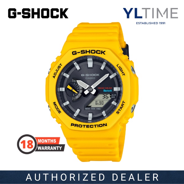 G shock discount tough solar yellow