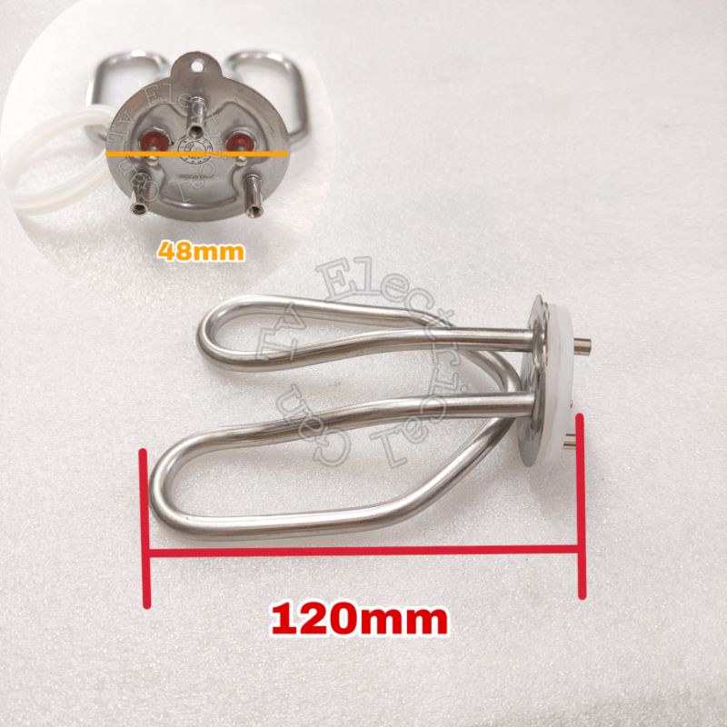 Heavy Duty Universal Electric Jug Kettle Heating Element w/ Rubber Seal