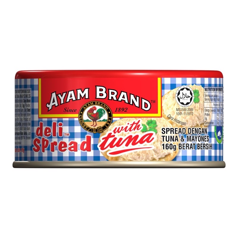 Ayam Brand DELI SPREAD WITH TUNA (160g) Shopee Malaysia