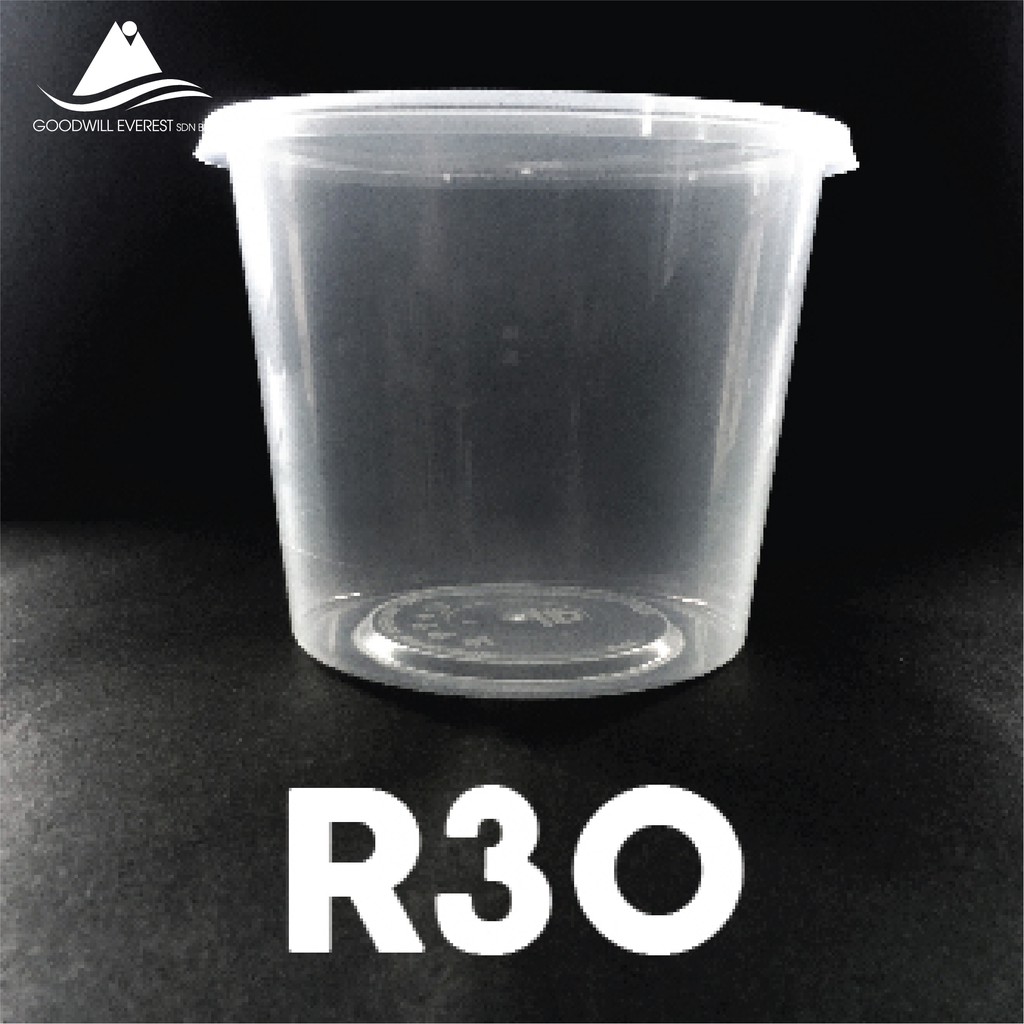 Microwave Clear Round Disposable Plastic Food Container 500pcs Shopee Malaysia 7366