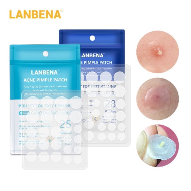 Genuine Lanbena acne pimple patch day & night | Shopee Malaysia