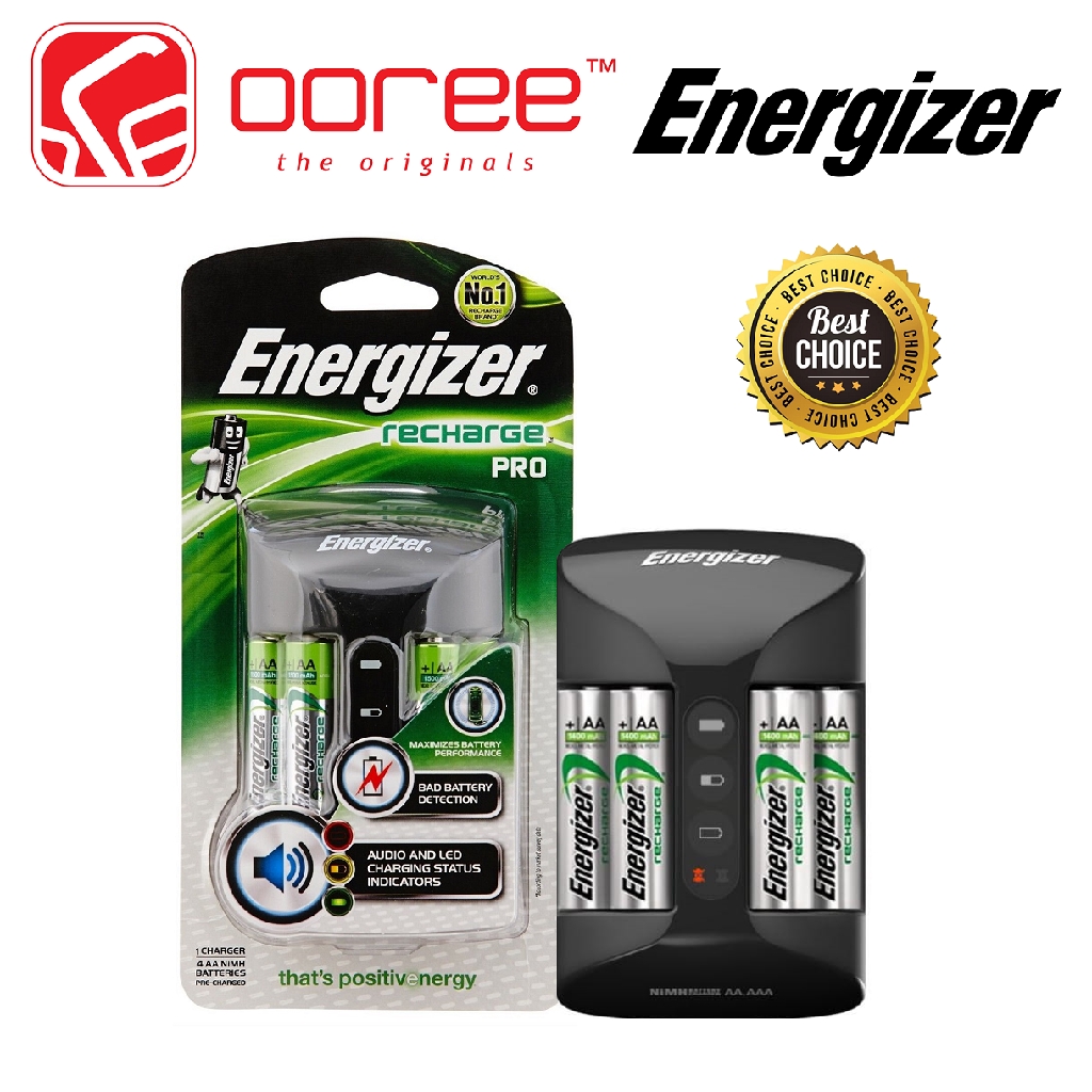 ENERGIZER PRO CHARGER CHPRO NIMH BATTERY RECHARGE 2000MAH FOR 2 AA OR 4