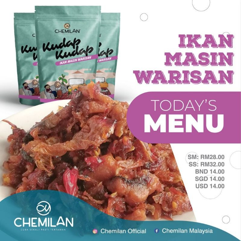 KUDAP KUDAP IKAN MASIN WARISAN CHEMILAN VIRAL | Shopee Malaysia