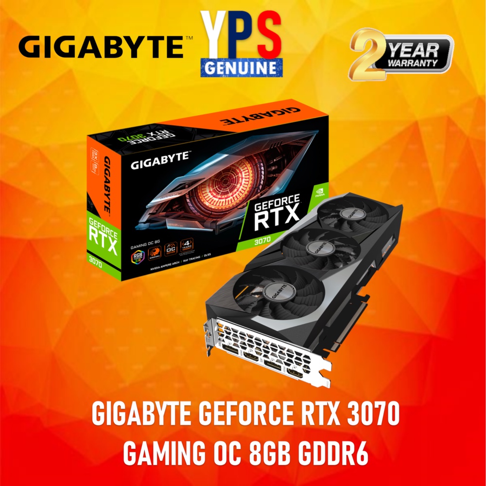 Gigabyte GeForce RTX 3070 GAMING OC 8GB GDDR6 Non LHR Graphic Cards Shopee Malaysia