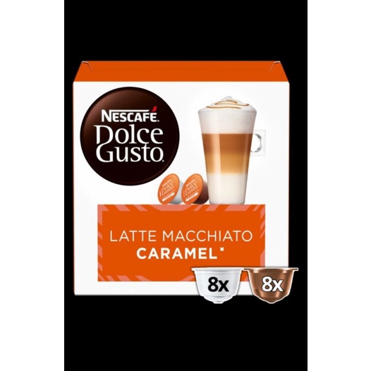 Buy Nescafe Dolce Gusto Latte Macchiato Caramel Coffee 16 Capsules