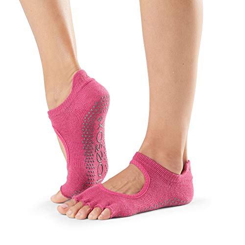 ToeSox Women's Low Rise Half Toe Grip NonSlip for Ballet, Yoga