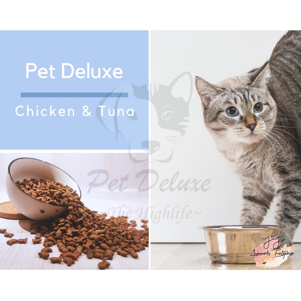 Pet Deluxe Cat Dry Food Chicken Tuna Kg Ready Stock Shopee Malaysia