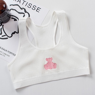 11-16 years Kids Cotton Bra Girls Bra Teenager Vest Bra Kanak Perempuan  女童背心 Baju Dalam Kanak Kanak Remaja