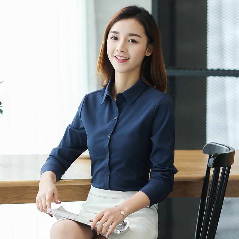 Navy blue long sleeve shirt outfit deals