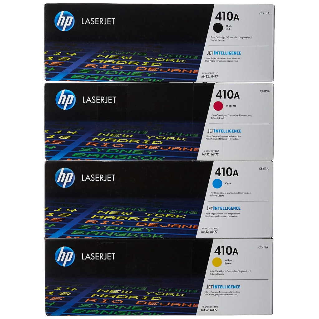 HP 410A Black Original LaserJet Toner Cartridge CF410A/CF411A/CF412A ...