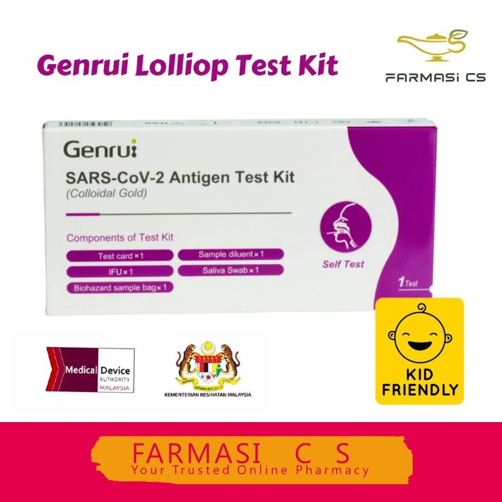 Rapid Antigen Covid19 Test Kit 1 Box (Home use self kits RTKAg RTK Ag
