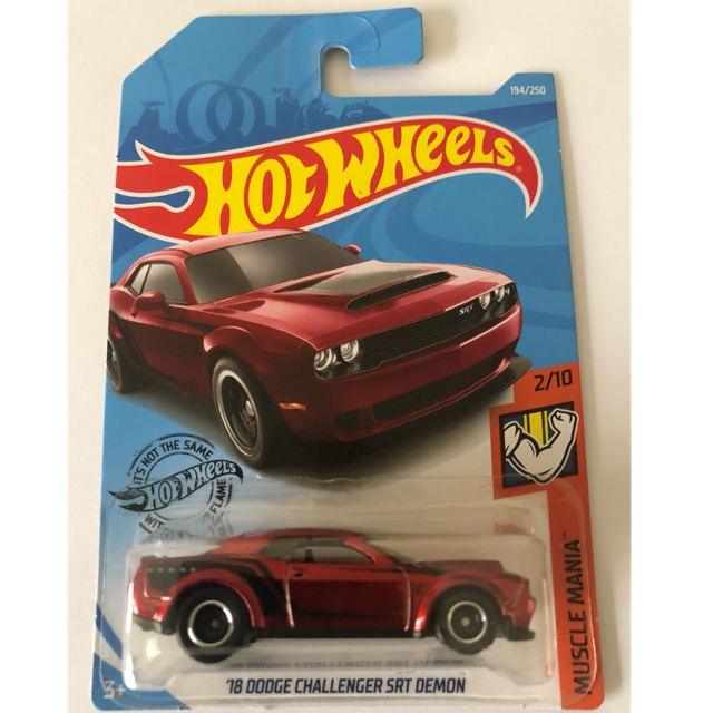 Hot wheels 18 dodge sale challenger srt demon treasure hunt