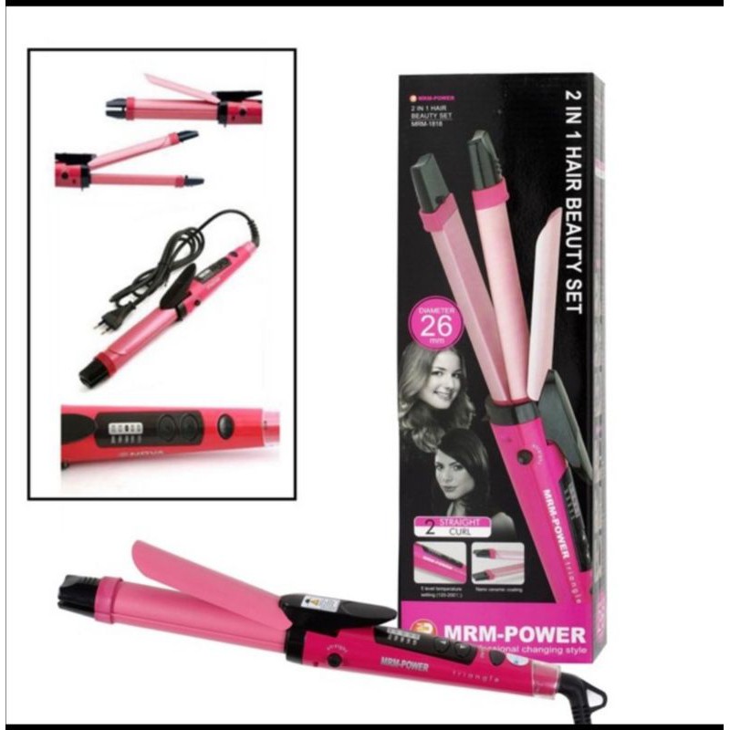 Hair Curler and Straightener Nova 1818. 2 in 1 Beauty set
