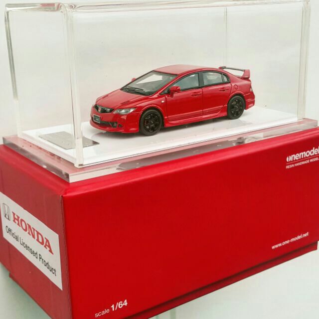 ONEMODEL Honda Civic Type R FD2 Mugen RR (Red) 1/64