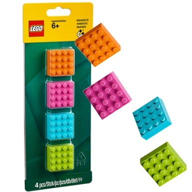 LEGO 4x4 Brick Magnets 853900