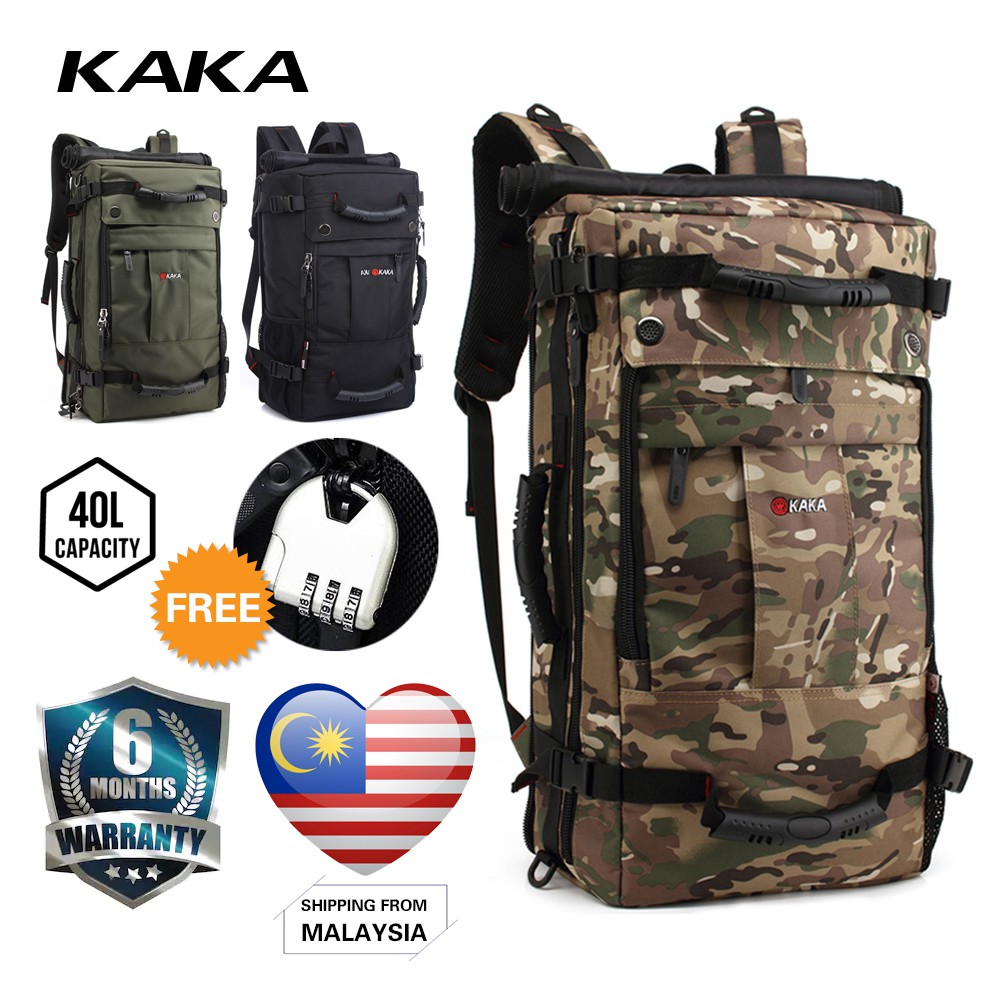 KAKA Waterproof, High Quality 40L Large Capacity Polyester