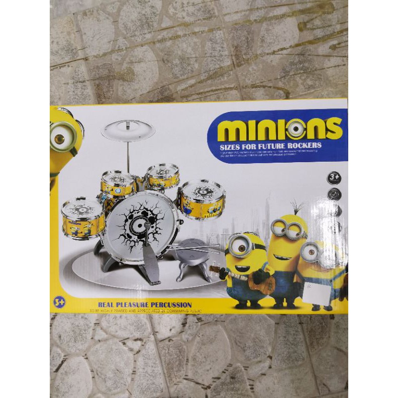 Toddler Toys Jazz Drums Minions | Shopee Malaysia