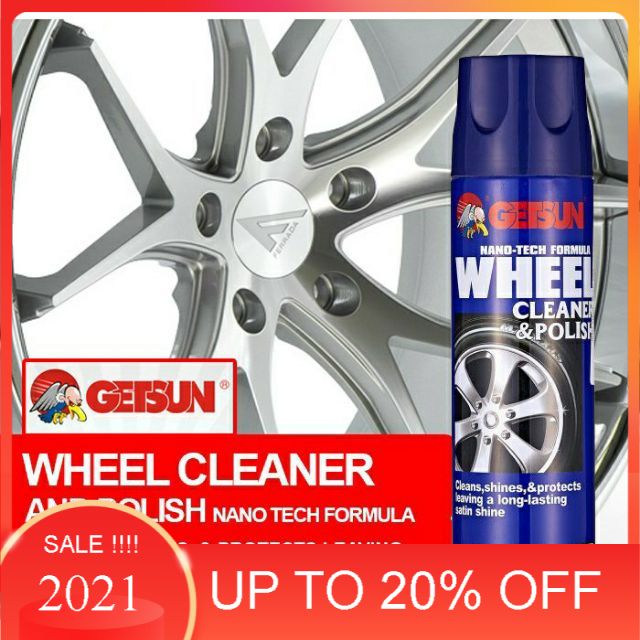 GETSUN Wheel Cleaner & Polish (500ml) Tayar Wax / Kereta Wax / Car Wash / Car Polish / Car Wax