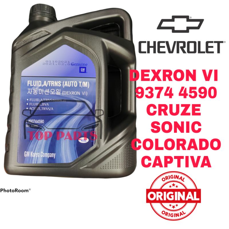 GM ATF CHERVOLET AUTO TRANSMISSION FLUID 4LITER COLORADO CAPTIVA SONIC CRUZE Shopee Malaysia