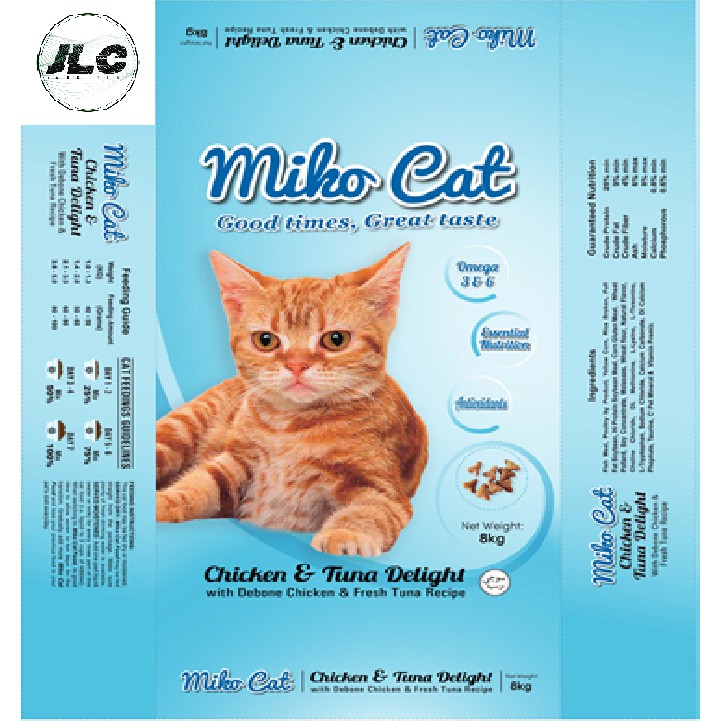 Miko Cat Food (CHICKEN &TUNA) 8KG Shopee Malaysia
